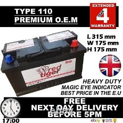 110 New Genuine OEM Car Battery-Type 110 70AH(C20) 85AH(C100) 4 YR GUARANTEE