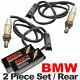 2PC BMW O2 Oxygen Sensor Set REAR/DOWNSTREAM Genuine Bosch OEM Plug E46/M54 02