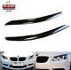 2x Genuine Carbon Fibre Headlight Brow Cover Eyelid Eyebrow 06-13 BMW E92 E93 M3