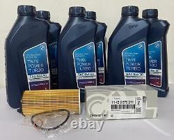 6x Genuine BMW Twinpower Turbo LL-04 0w30 + Oil Filter For G30 SEND REG