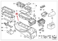 BMW 3 E46 Center Console Storage Tray 8248498 51168248498 NEW GENUINE