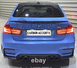 BMW 3 Series F30 M3 F80 Real Carbon Fibre Fiber V M3 Style Spoiler 2012+