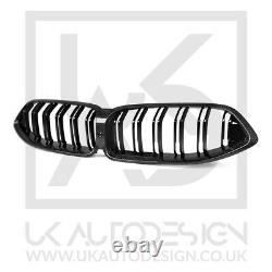 BMW 8 Series Dual Slat Real Carbon Fibre Kidney Grille (G14/G15/G16 Pre-LCI)