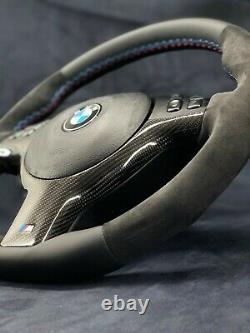BMW E46 E39 E53 Sport M Power Steering Wheel Carbon Alcantara Leather Oem
