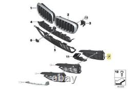 BMW F16 X6 Genuine Bumper Lower Closed Grille Right M Package 2015-2016