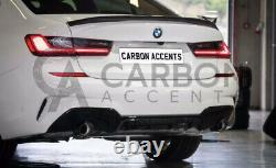 BMW G80 M3 Real Carbon Fiber Spoiler M Performance Rear Boot Lip
