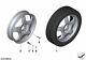 BMW Genuine 17 Space Saver Wheel With Tyre 135/90R17 104M 36115A56268