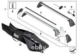 BMW Genuine Aluminium Lockable Roof Bars Rack F22 F32 F36 Gen 2 82712361815