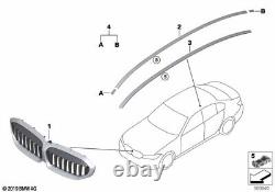 BMW Genuine Front Grille Shadow Line Exterior Fits G20 G21 G28 51138072085