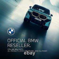 BMW Genuine Front Rear Right Left Floor Mats Set 4 Pieces Black 51479418746