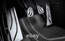 BMW Genuine M Performance Stainless Steel Pedals Pads Covers Set 35002232277