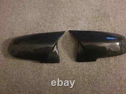 BMW Genuine Real Carbon Fibre Wing Mirror Covers Caps 140i 240i 340i 440i M2