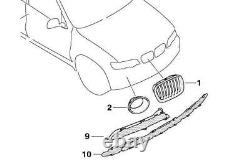 BMW Genuine Right Driver Side Offside OS Upper Grid Titan 2 Fits E53 51117130458