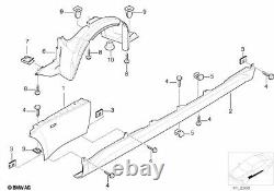 BMW Genuine Right Exterior Entrance Replacement Rocker Panel 41218401406