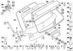 BMW Genuine Trunk Lid Gas Pressurized Spring For 5 Series E61 51247178273