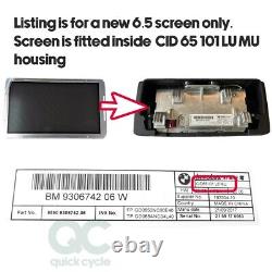 BMW i3 CENTRAL INFORMATION DISPLAY SCREEN CID 6,5 LCD MONITOR