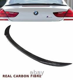 Bmw 6 Series F12 F13 M6 V Style Rear Trunk Boot Spoiler Real Carbon Fibre 12-16