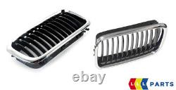 Bmw New Genuine 7 Series E38 99-01 Radiator Kidney Grilles Pair Set