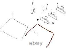 Bmw New Genuine E39 Front Upper Windshield Sealing Gasket Protective Glazing