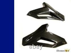 Bmw S1000rr 2014-16 Carbon Lower Side Fairing Panels In Gloss Twill Weave Fibre