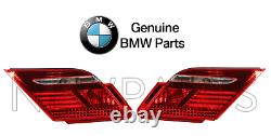 For BMW E65 E65 7-Series 745i 750Li Pair Set of 2 Rear Inner Tail Lights Genuine
