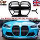 For BMW G80 M3 G82 G83 M4 2021+ Gloss Black Front Bumper Kidney Grille CSL Style