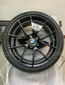 Genuine BMW F87 M2 19 763M Black M Performance Wheel and Tyre Set 36115A3DE45