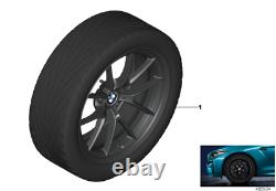 Genuine BMW F87 M2 19 Black 763M M Performance Wheel and Tyre Set 36115A23270