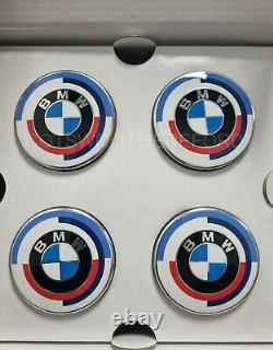 Genuine BMW Heritage 50 Year Wheel Centre Caps Set G20 G22 G30 G05 36125A57484