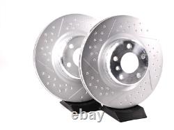 Genuine BMW Rear Brake Discs Set Ventilated Holes 345mm 1 2 3 Series 34206797598