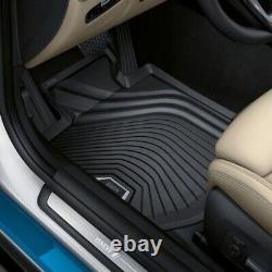 Genuine BMW i4 Front and Rear All Weather Floor Mats Set RHD 51475A43445/26849