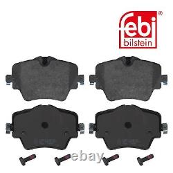 Genuine FEBI Front Brake Discs & Pads Set Vented for BMW 5 Series