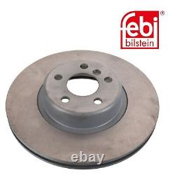 Genuine FEBI Front Brake Discs & Pads Set Vented for BMW 5 Series