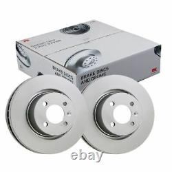 Genuine NK Pair of Front Brake Discs for BMW 320 i GT 2.0 (01/2013-04/2017)