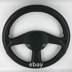 Hella Sport Royal Momo 360mm leather steering wheel. Genuine NOS rare 18A