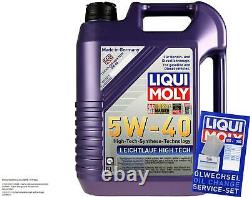 Inspektionskit Filter Liqui Moly Oil 5L 5W-40 for BMW 1er F20 116i 114i 118i F21