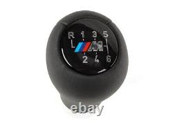 NEW Genuine BMW M-Sport 6-Speed Black Leather Gear Knob Gearstick Manual