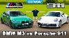 New Bmw M3 Vs Porsche 911 Review With 0 60mph U0026 Brake Test