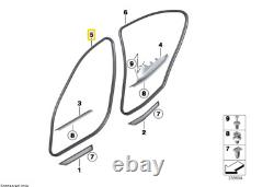 New Genuine BMW 3 F30 F31 Front Door Seal Edge Protectors Trim 7303968 12-18