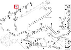 New Genuine Bmw 3 5 6 7 X Series Diesel Fuel Injector Leak Back Pipe 13537799869