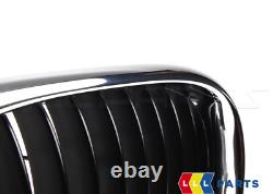 New Genuine Bmw 5 Series E39 Front Bumper Kidney Grille Chrome Set Left Right