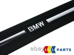New Genuine Bmw 5 Series E39 Rear Door Sill Cover Black Pair Set Left Right