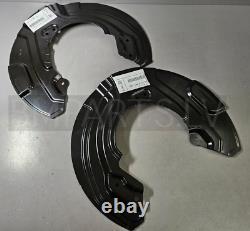 New Genuine Bmw E90 E92 E84 Brake Protection Plate Front Pair 6787319 & 6787320