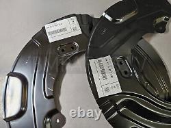 New Genuine Bmw E90 E92 E84 Brake Protection Plate Front Pair 6787319 & 6787320