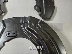 New Genuine Bmw E90 E92 E84 Brake Protection Plate Front Pair 6787319 & 6787320