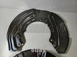 New Genuine Bmw E90 E92 E84 Brake Protection Plate Front Pair 6787319 & 6787320