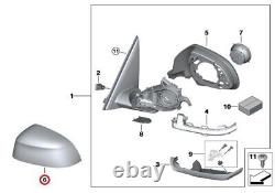 New Genuine Bmw G01 G02 G05 G06 G07 Front Mirror Cover Cap Primed Right O/s