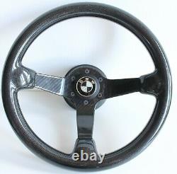 Steering Wheel fits BMW Carbon Fiber FULL Real E24 E28 E30 E32 E34 1985-1991